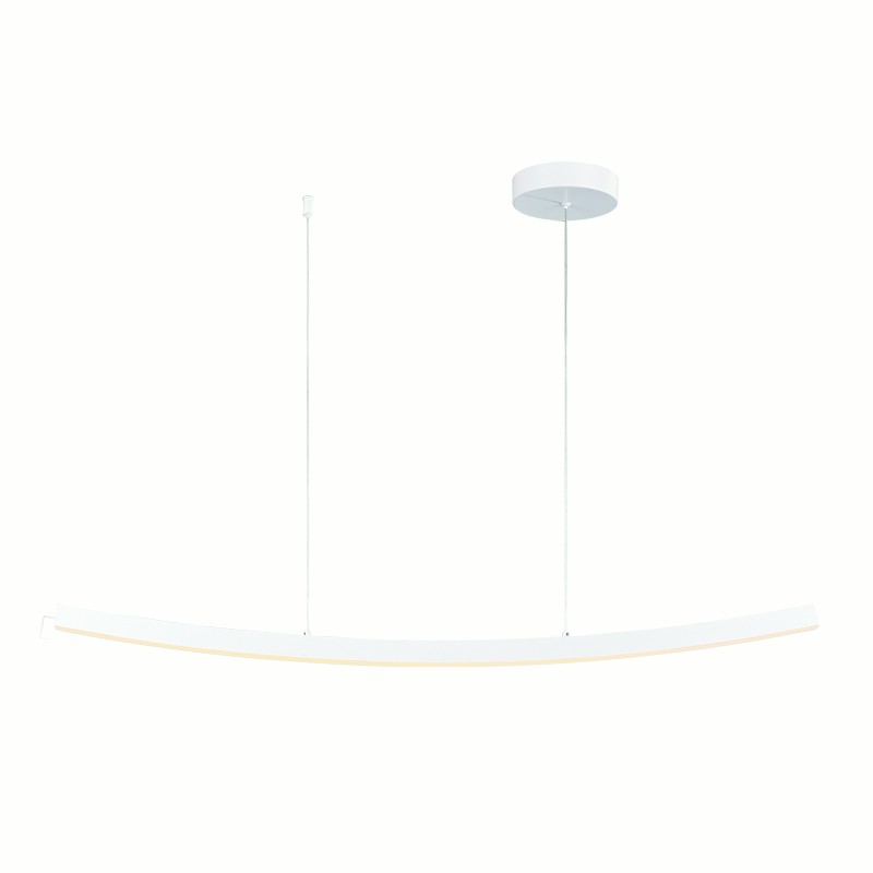 Aca Naava Κρεμαστό Φωτιστικό με Ενσωματωμένο LED σε Λευκό Χρώμα YL1721LEDPWH