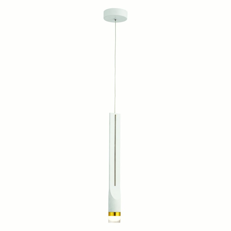Aca Estrela Κρεμαστό Φωτιστικό με Ενσωματωμένο LED σε Λευκό Χρώμα ZM26LEDP6WH