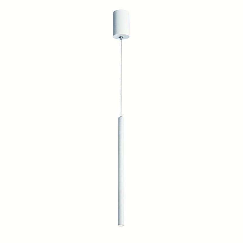 Aca Fino Κρεμαστό Φωτιστικό με Ενσωματωμένο LED σε Λευκό Χρώμα RA31LEDP60WH